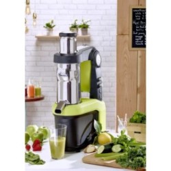 Extracteur de jus Santos Nutrisantos N°65 – Inox, 650 W, 5 à 80 tr/min