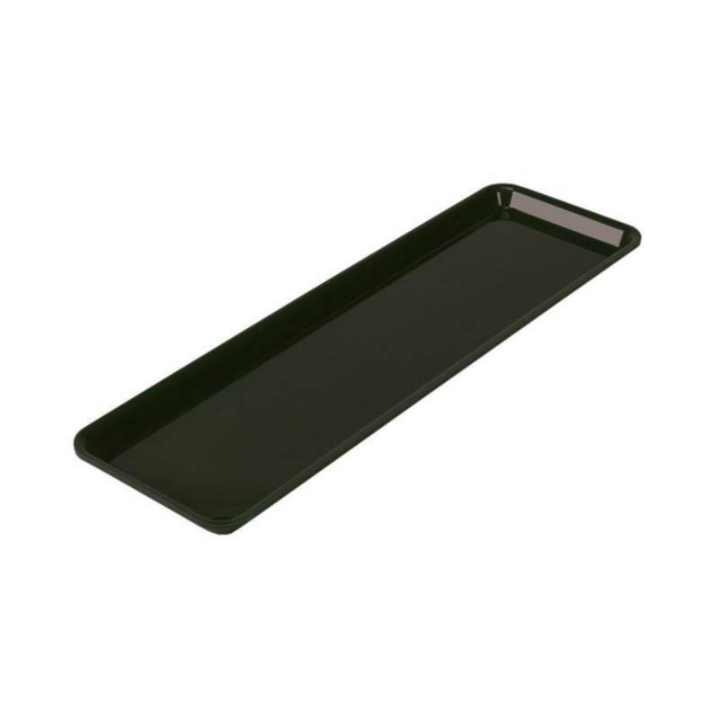 Plat rectangulaire GN2/4 - Plexiglass 530x162x17 mm