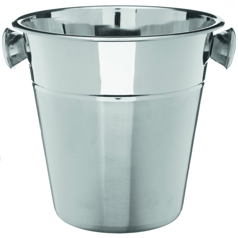 Seau à Champagne ø21,8x21 cm - Inox 18%
