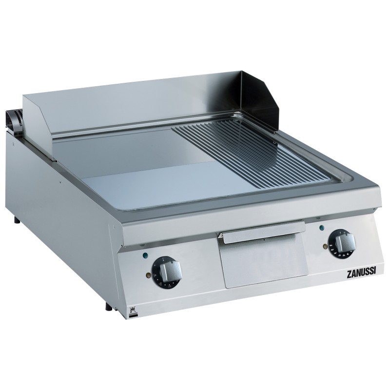 Fry top - Électrique - 400x900x410 mm -Lisse-nervuré