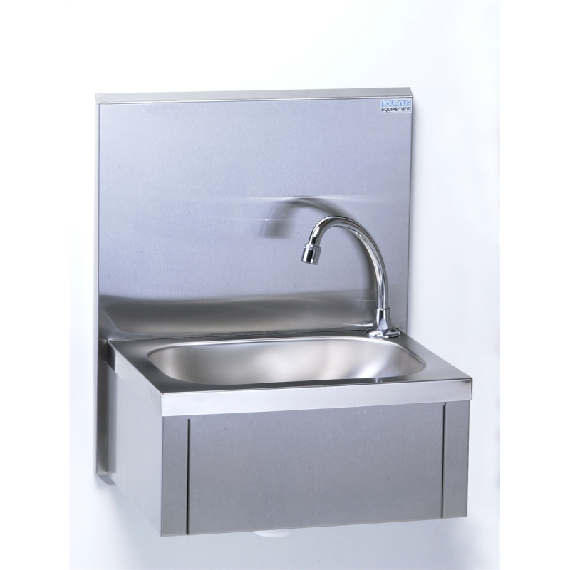 Lave mains à commande fémorale - Cuve 345x245x120 mm