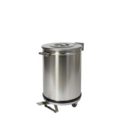 Poubelle pour liquide 100 L ø 475x720 mm - Inox