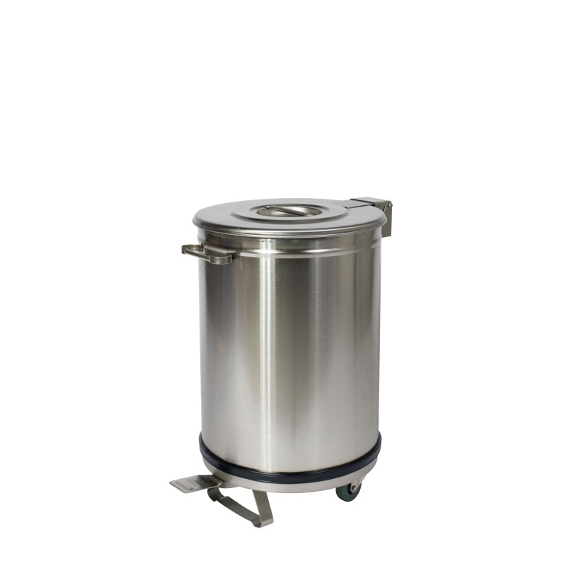 Poubelle pour liquide 100 L ø 475x720 mm - Inox