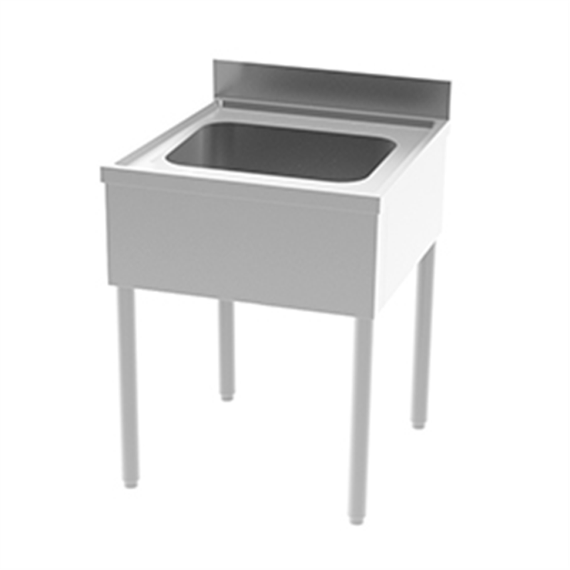 Plonge sans étagère - Bac 700x700x850/900mm