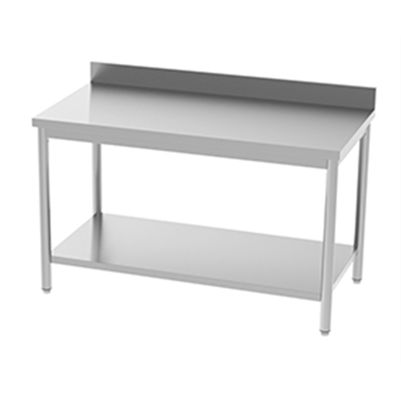 Table adossée avec étagère - 1000x700x850/900mm