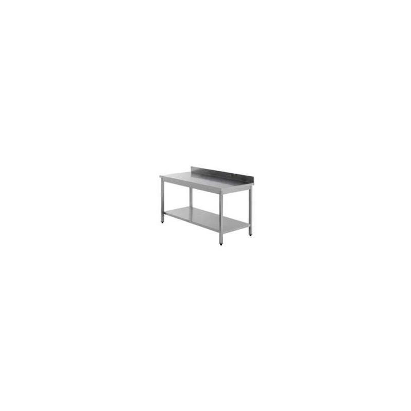 Table adossée + étagère - 2000x700x850/900mm
