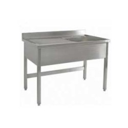 Plonge - Bac droite 1600x700x850/900mm