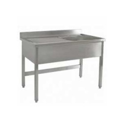 Plonge - Bac droite 1800x700x850/900mm