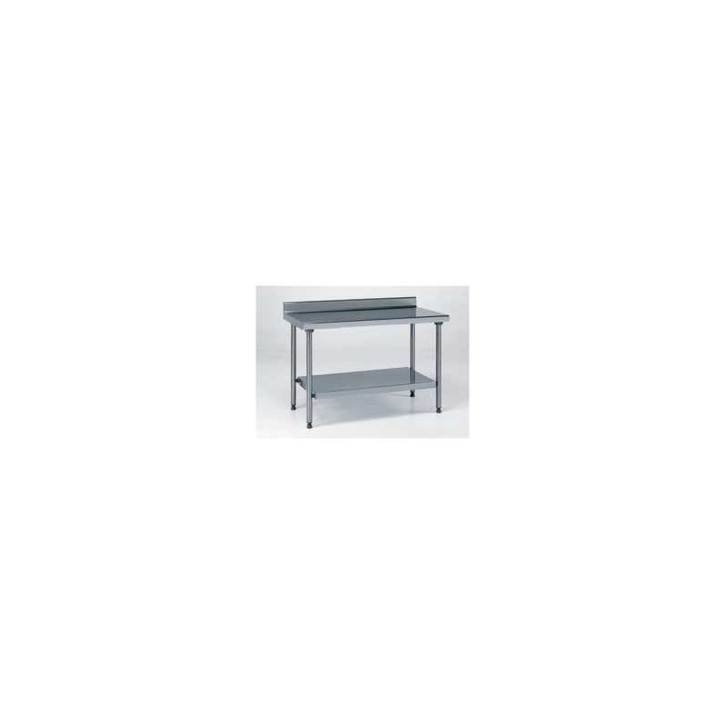 Table adossée + étagère - 800x600 mm