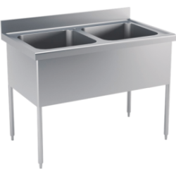 Plonge 2 bacs 1400x700x850/900 mm