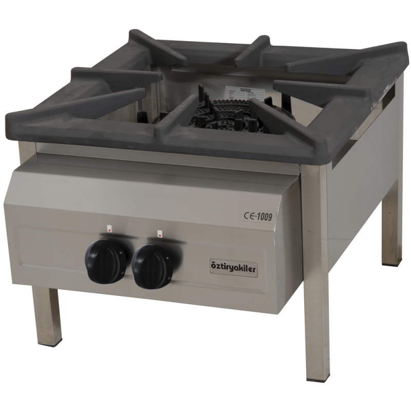 Réchaud 4 flammes - Gaz 700x850x500mm - Inox