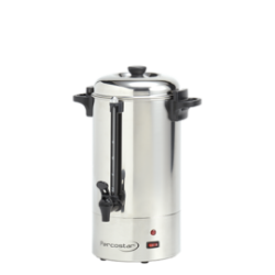 Percolateur inox 6,5 L – 50 tasses, 1,5 kW, sécurité anti-surchauffe