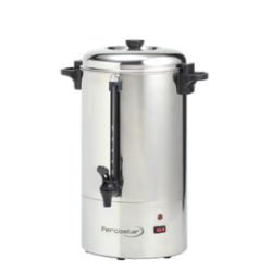 Percolateur inox 12 L – 96 tasses, 1,5 kW, sécurité anti-surchauffe