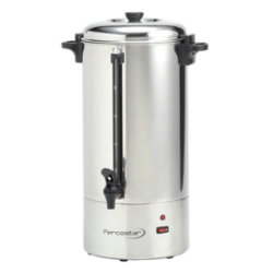 Percolateur inox 15 L – 120 tasses, 1,5 kW, sécurité anti-surchauffe