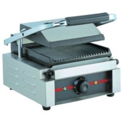 Grill panini rainuré simple – 2,2 kW 230 V pro