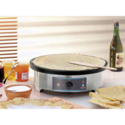Crêpière électrique ø400 mm - Fonte émaillée 3,6 kW pro