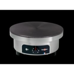 Crêpière électrique inox ø400 mm - Fonte usinée 3,6 kW pro