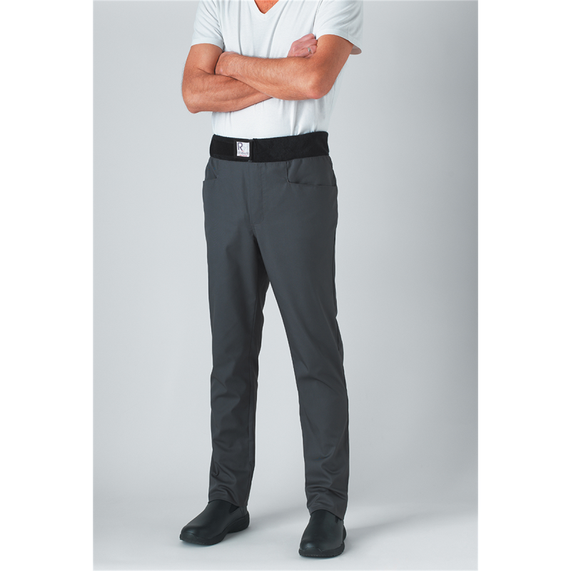 Pantalon mixte gris chiné T2 - Arenal