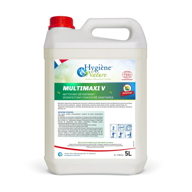 Nettoyant détartrant désinfectant - Multi maxi V