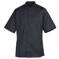 Veste mixte manches courtes noir T2 - Siaka