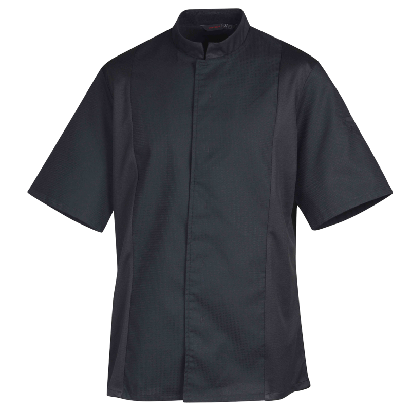 Veste mixte manches courtes noir T5 - Siaka