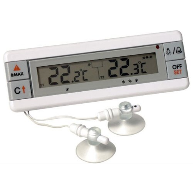 Thermomètre Digital Frigo-congélateur - Double sonde
