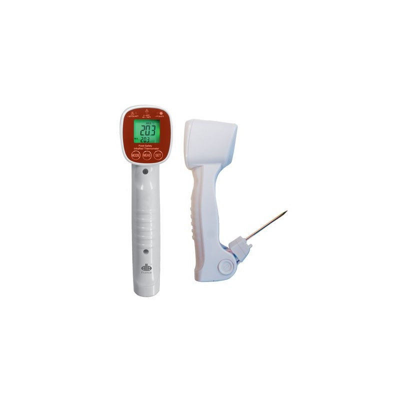 Thermomètre infrarouges à sonde rotative -20+280°C