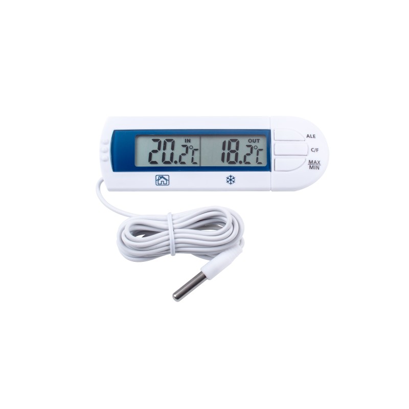 Thermomètre électronique + alarme -50+70°C