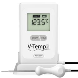 Thermomètres digital sonde perçante IP67 - Inox