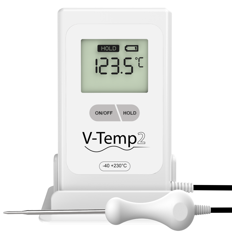 Thermomètres digital sonde perçante IP67 - Inox