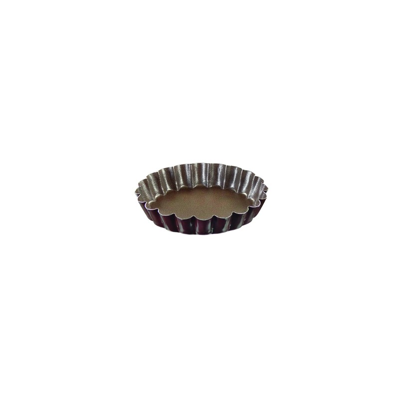 Tartelette cannelée - Fond fixe - ø 12x2 cm
