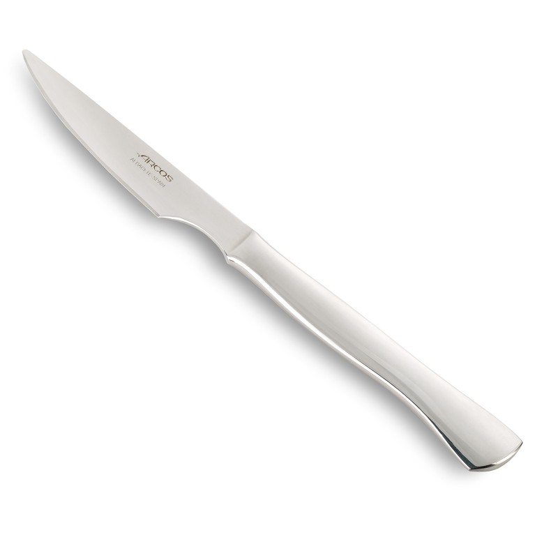 Couteau steak monobloc - Lame lisse 11cm-Steel Force