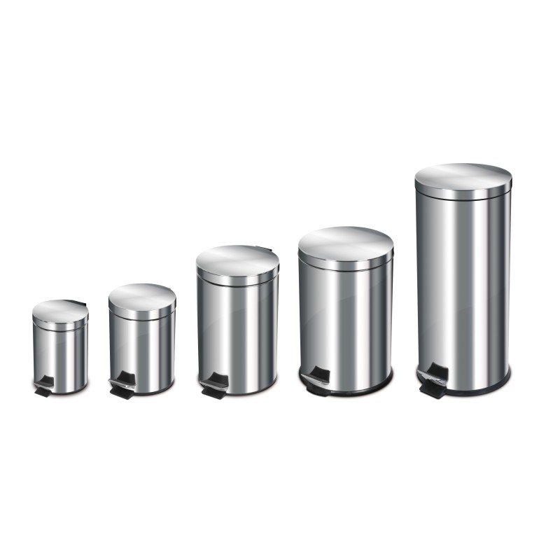 Poubelle 5 L - Inox