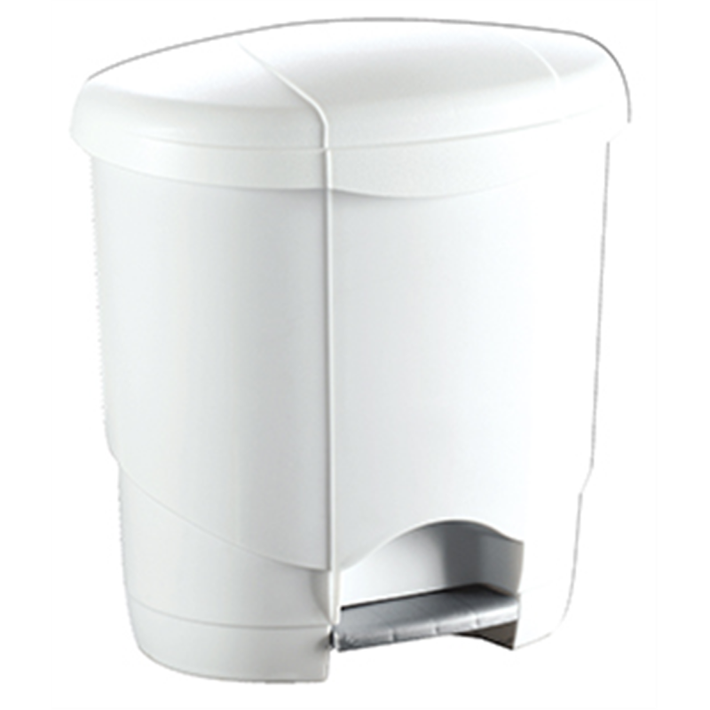 Poubelle 12 L - 34x30,8x24 cm - Plastique à pédale