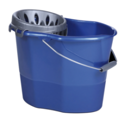 Seau laveur rectangulaire + essoreur bi- bac 14 L