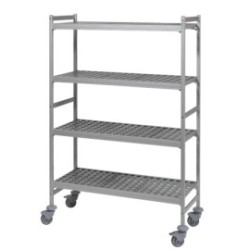 Rayonnage mobile Fermostock 6611 957x460x1800 - 4 niveaux
