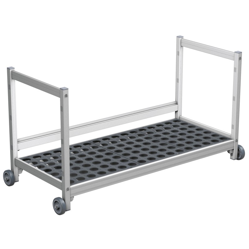 Chariot sous-table 1 niveau - 777x460x580 mm
