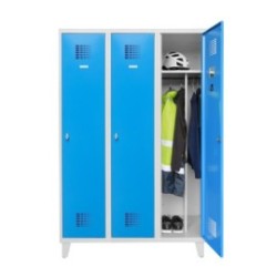 Vestiaires 52/3/PS/NEW 3 personnes - 1200x500x1940mm