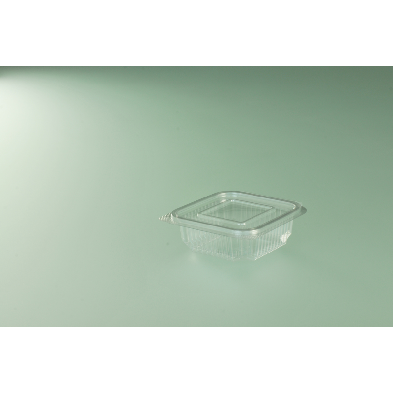 Barquette + couvercle 250g - 12,8x11,7x4,5cm