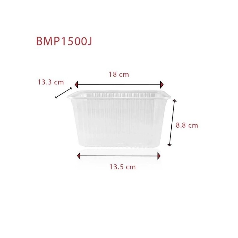 Barquette multi fonctions 1,5kg - 19x18,5x6 cm