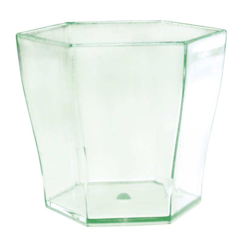 Verrine hexagonale 6 cl - ø 5x6,5x6,5 cm