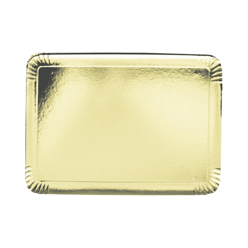 Plateau traiteur 28x42 cm - Or