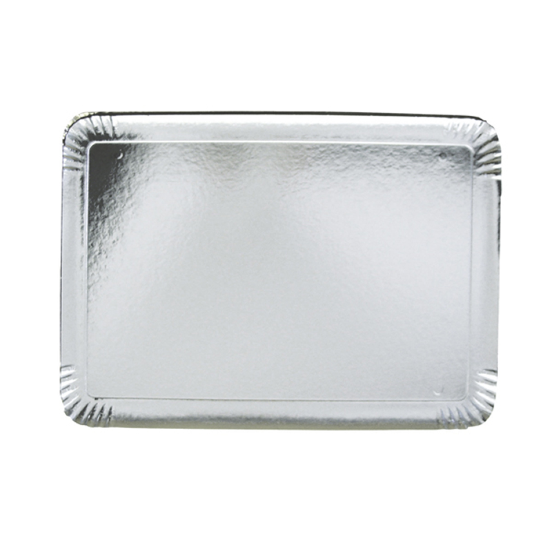 Plateau traiteur 19x28 cm - Argent