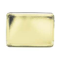 Plateau traiteur 19x28 cm - Or