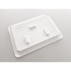 Plateau repas couvercle - Fibre de canne