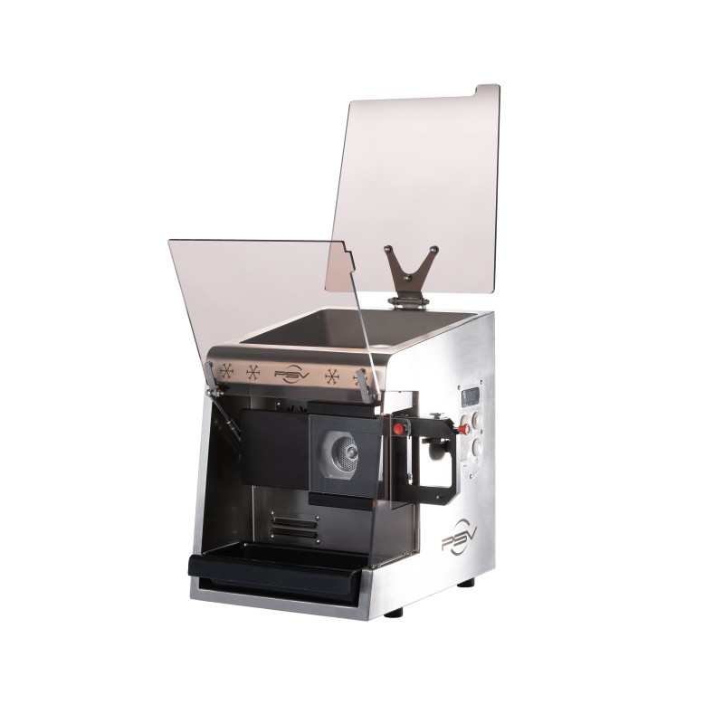 Hachoir réfrigéré vitrine DRC VR 82 – Compact et hygiénique 300 kg/h