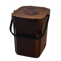 Poubelle compost 10 L - Marron - Organik green