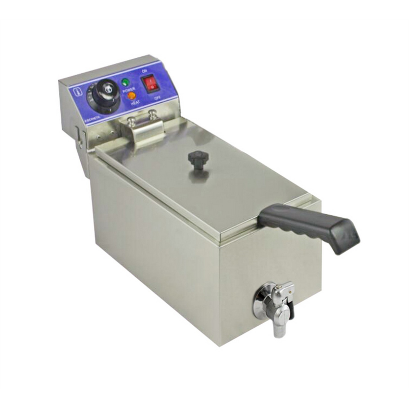 Friteuse poser avec robinet - 6 L - 310x410x285 mm