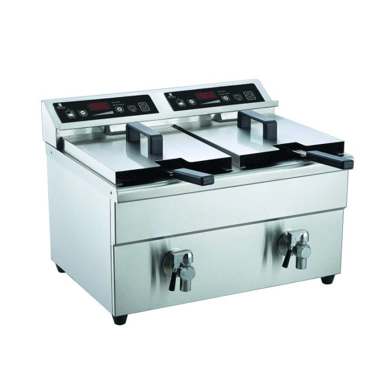 Friteuse induction à poser 2x8L - 576xx478x410 mm