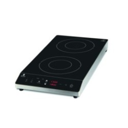 Plaque induction double 3,5 kW - 299x581x64 mm cuisine pro